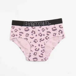 Bench Mädchen Andila 3er-Pack Slips Lilac Aop/Schwarz/Lilac