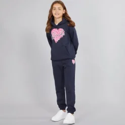 Bench Mädchen Srean Kapuzenpullover Und Jogginghose Trainingsanzug Marineblau