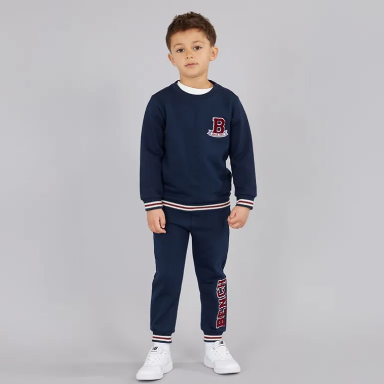 Bench Sweatshirt und Jogginghose Set Marineblau Jungen