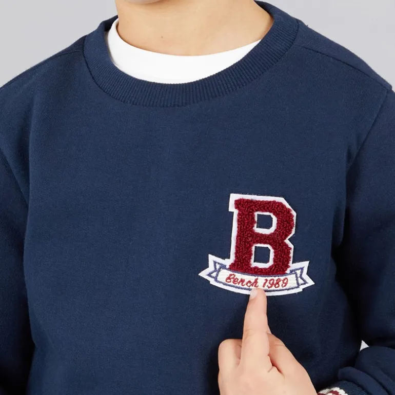 Bench Sweatshirt und Jogginghose Set Marineblau Jungen