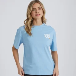 Bench T-Shirt Nanala Damen Hellblau