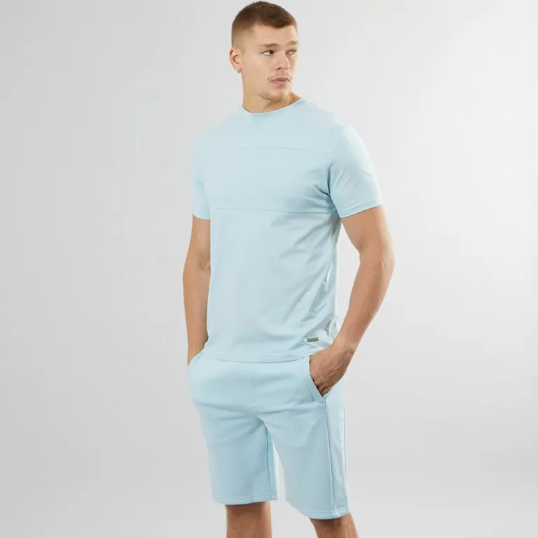 Bench T-Shirt und Shorts Set Herren Beslo Eis