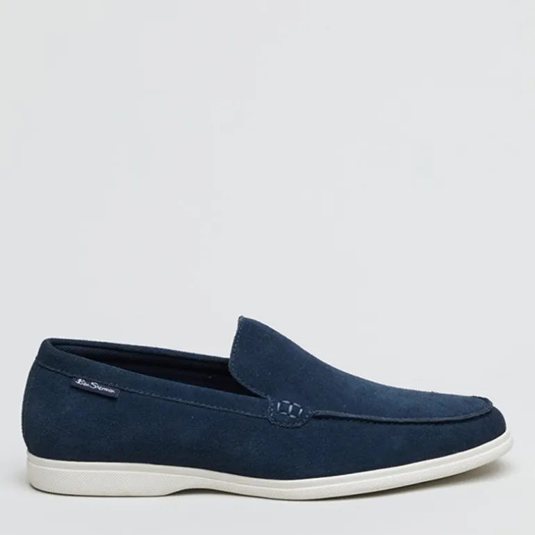 Ben Sherman Herren Amarillo Loafer Navy Suede