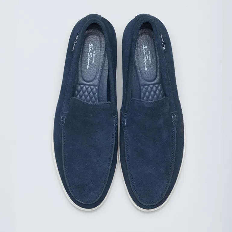 Ben Sherman Herren Amarillo Loafer Navy Suede