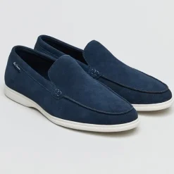 Ben Sherman Herren Amarillo Loafer Navy Suede