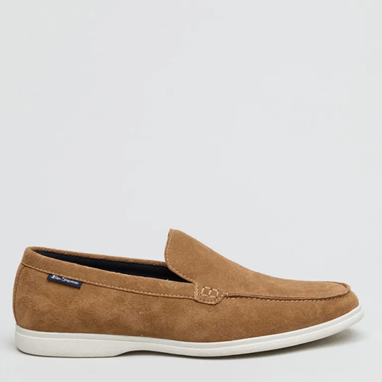 Ben Sherman Herren Amarillo Slipper Tan Wildleder