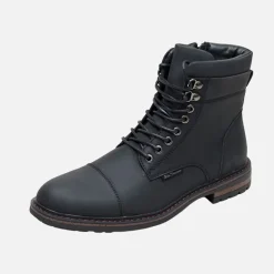 Ben Sherman Herren Bonneville Zehenkappen Stiefel Schwarz