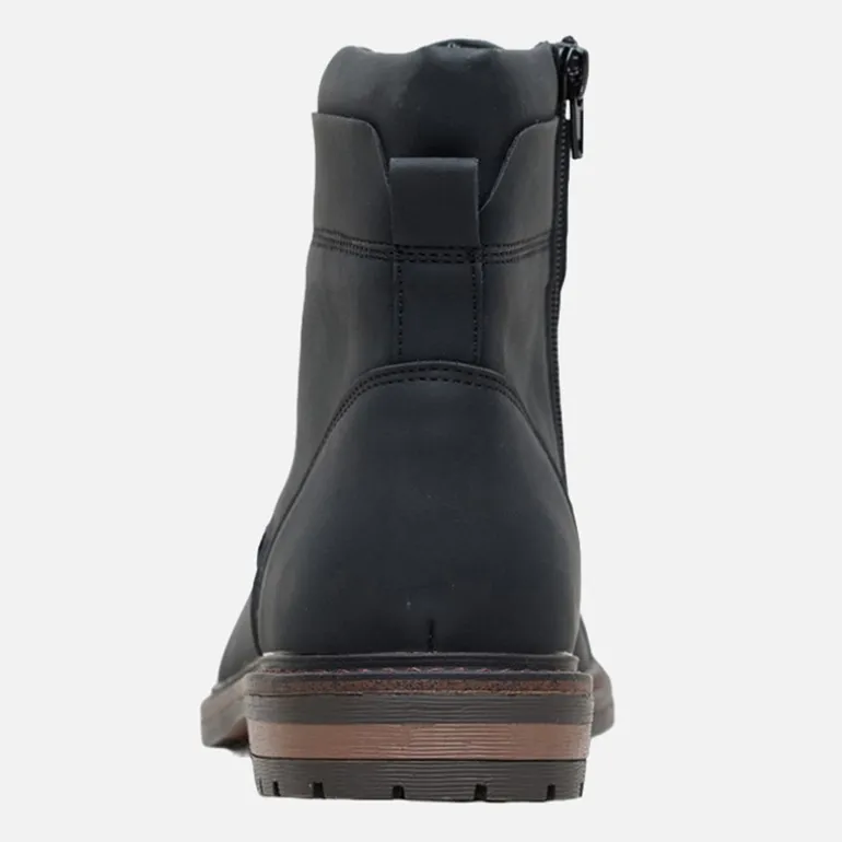 Ben Sherman Herren Bonneville Zehenkappen Stiefel Schwarz