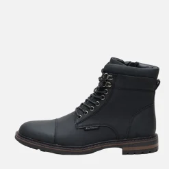 Ben Sherman Herren Bonneville Zehenkappen Stiefel Schwarz