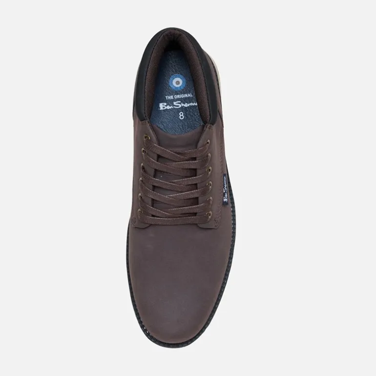 Ben Sherman Herren Carlton Chukka Stiefel Braun / Schwarz