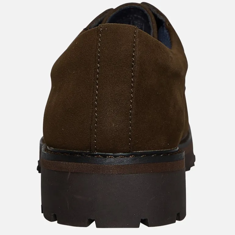 Ben Sherman Herren Chesterley Derby Schuhe Brown Imi Suede