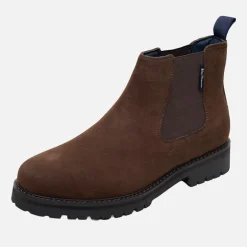 Ben Sherman Herren Chesterley Chelsea Boots Braun IMI Wildleder