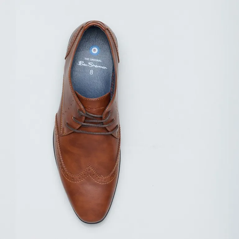 Ben Sherman Herren Clive Brogues Dunkelbraun