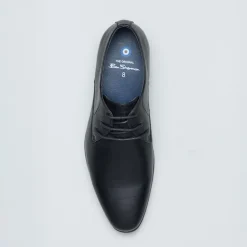 Ben Sherman Herren Derek Derby Shuhe Schwarz