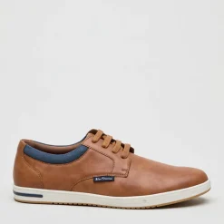 Ben Sherman Herren Detour Derby Schuhe Tan Pu