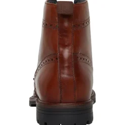 Ben Sherman Herren Duke Leder Brogue Stiefel Braun