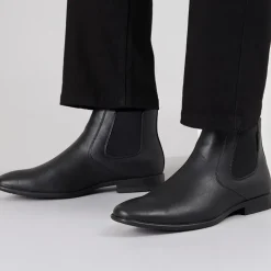 Ben Sherman Herren Durham Modische Stiefel Schwarz