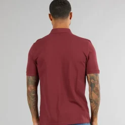 Ben Sherman Herren Haus Mod Polo Wein