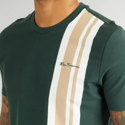 Ben Sherman Herren House Mod T-Shirts Grün