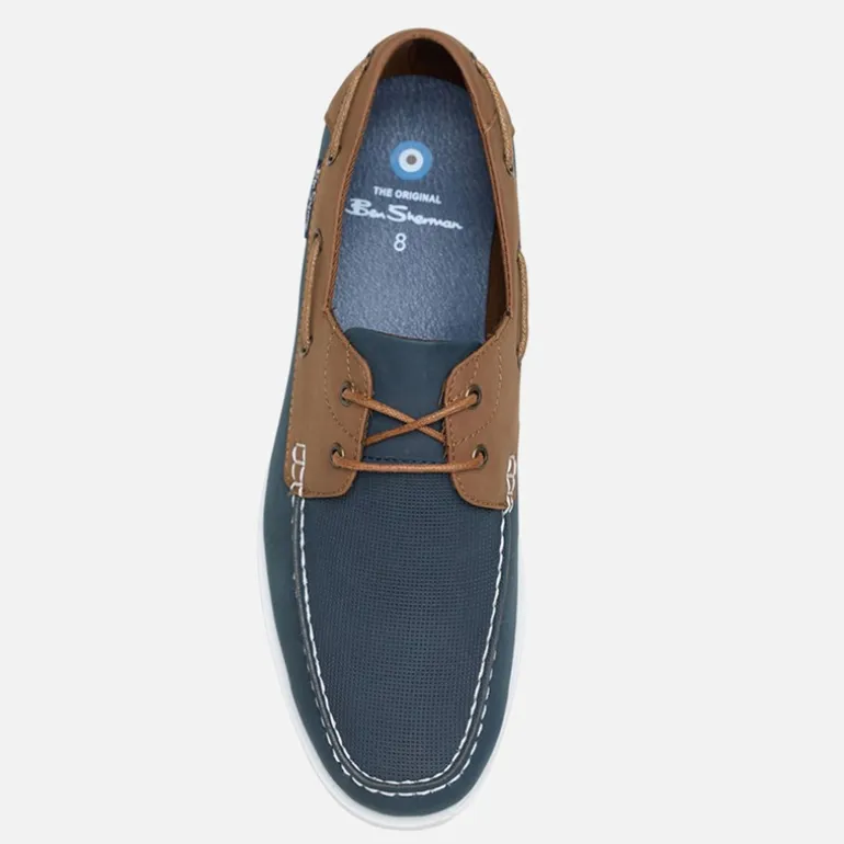 Ben Sherman Herren Oceanic Bootsschuhe Hellnavy
