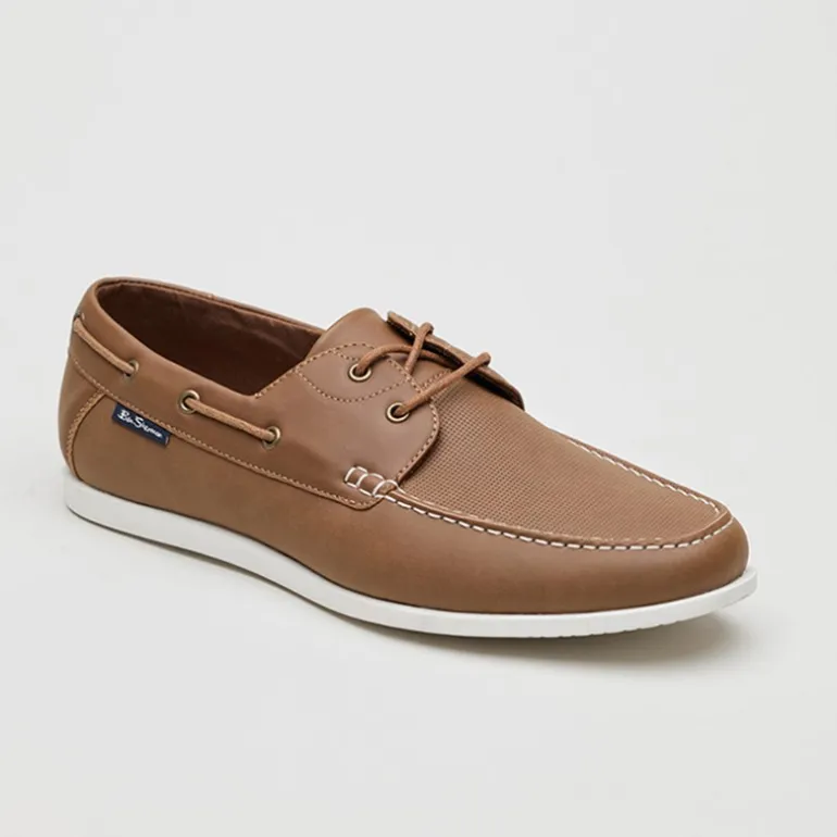 Ben Sherman Herren Oceanic Deck Bootsschuhe Mittelbraun