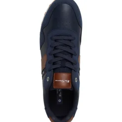 Ben Sherman Herren Owen Retro Sneaker Marine/Braun