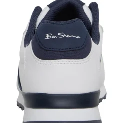 Ben Sherman Herren Owen Retro Sneaker Weiß
