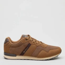 Ben Sherman Herren Owen Retro Laufschuhe Brown Mesh