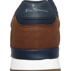Ben Sherman Herren Owen Retro Sneaker Braun