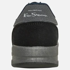 Ben Sherman Herren Sokka Streifen Sneaker Weiß/Grau/Schwarz