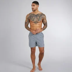 Ben Sherman Herren Spot Geo Badehose Navy