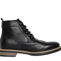 Ben Sherman Herren Templeton Brogue Stiefel Schwarz