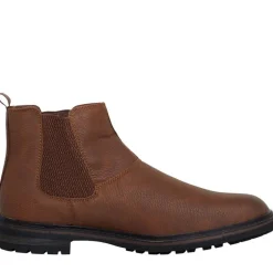 Ben Sherman Herren Vincent Chelsea Stiefel Braun