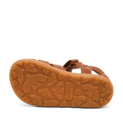 Bisgaard Kinder Barfuß Ryle Sandalen Cognac