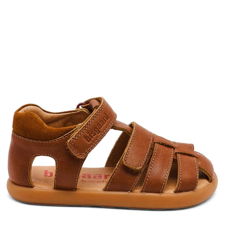 Bisgaard Kinder Barfuß Ryle Sandalen Cognac