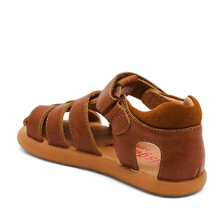 Bisgaard Kinder Barfuß Ryle Sandalen Cognac