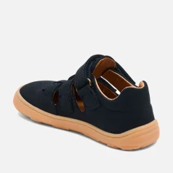 Bisgaard Kinder Floyd Barfuß Sandalen Navy