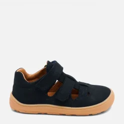Bisgaard Kinder Floyd Barfuß Sandalen Navy