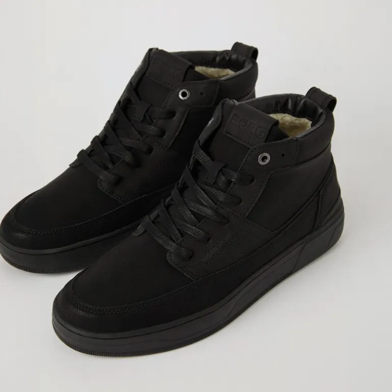 BJORN BORG Herren Game Mid T1050 Sneakers Schwarz