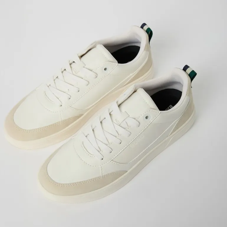 BJORN BORG Herren Spiel Niedrige Sneaker Weiß