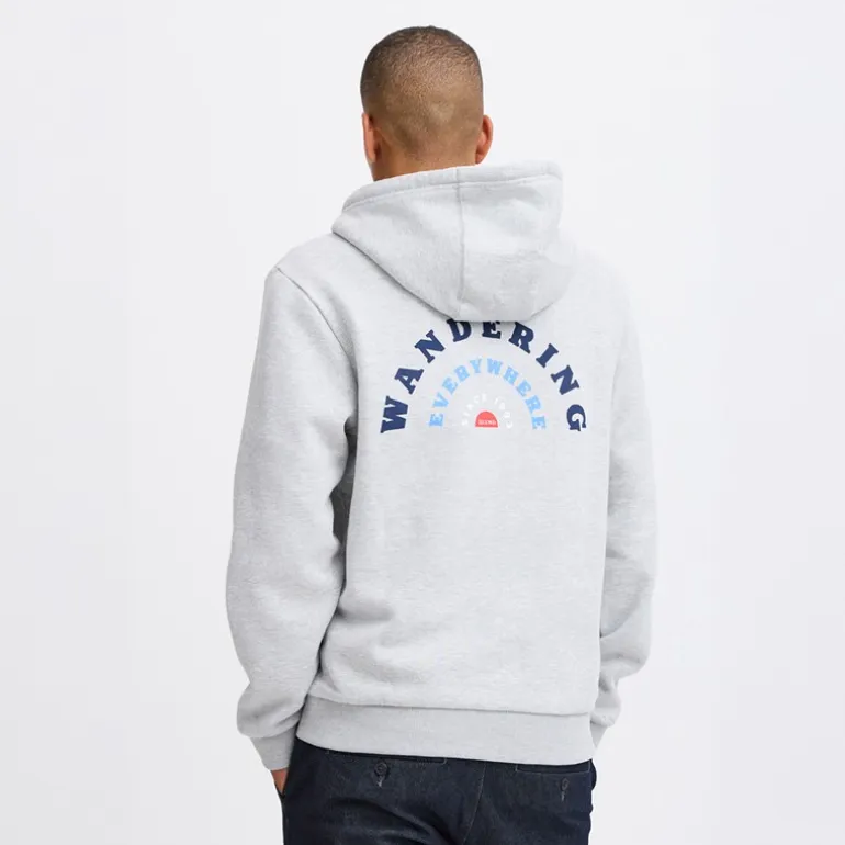 Blend Herren Reißverschluss Kapuzenpullover Stone Mix