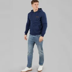 Blend Herren Reißverschluss Kapuzenpullover Dress Blues