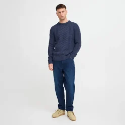Blend Herren Strickpullover Dress Blues