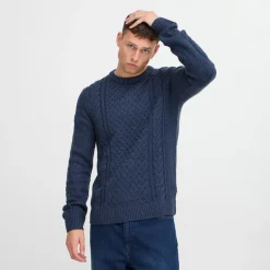 Blend Herren Strickpullover Dress Blues