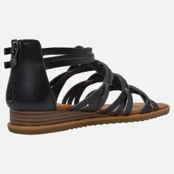 Blowfish Damen Bloomy Knöchel Riemen Sandalen Black Dyecut