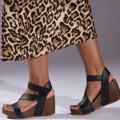 Blowfish Damen Hydra Wedge Sandalen Schwarz
