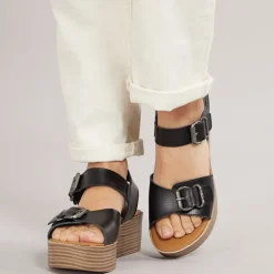 Blowfish Damen Leeds Sandalen Schwarz