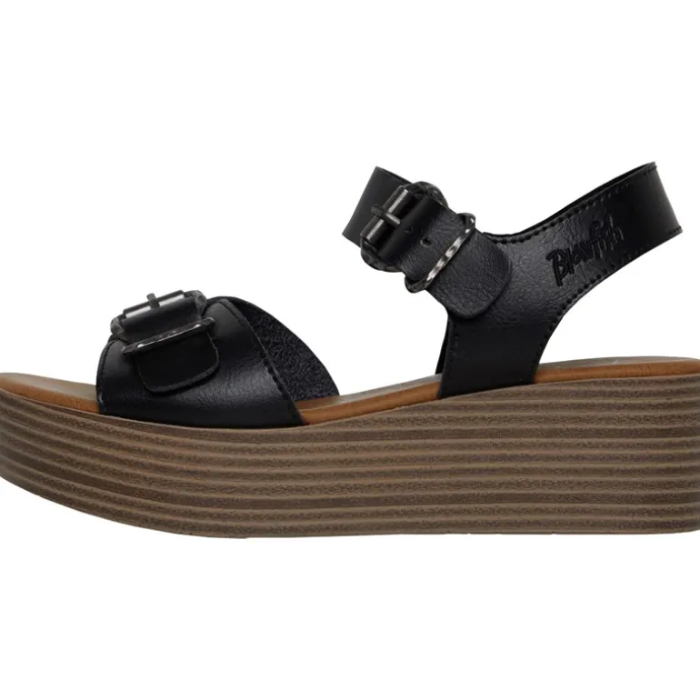 Blowfish Damen Leeds Sandalen Schwarz