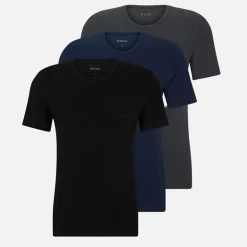BOSS Herren 3er-Pack T-Shirts Open Blue
