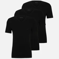 BOSS Herren 3er-Pack T-Shirts Schwarz